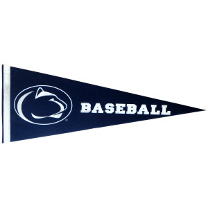 Penn State athletic logo baseball pennant image